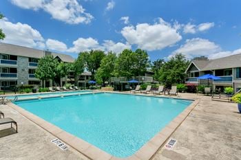 the resort style swimming pool at our apartments at Polo Clubs Apartments, Texas, 78729